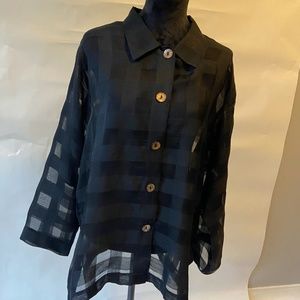 Mesh sportsworks studio button up jacket